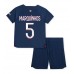Paris Saint-Germain Marquinhos #5 Barnkläder Hemma matchtröja till baby 2023-24 Kortärmad (+ Korta byxor) Billigt